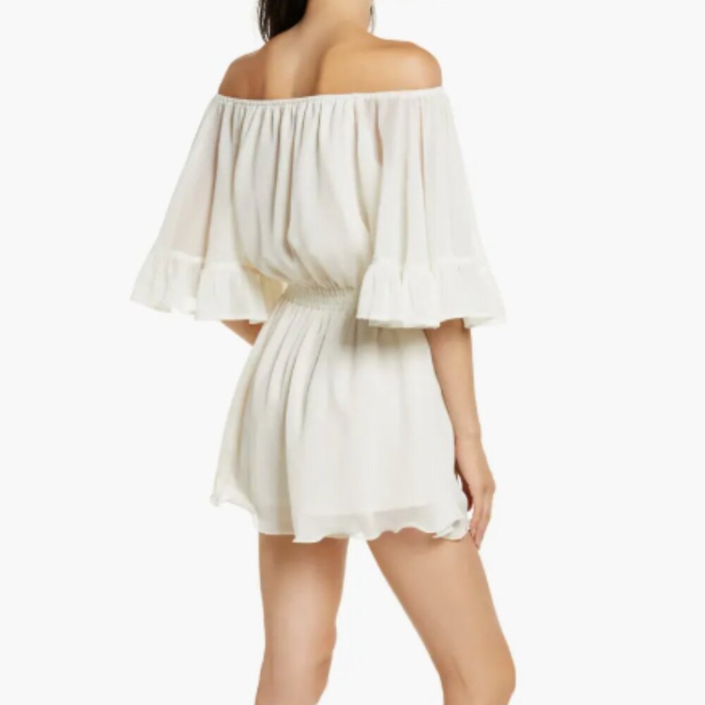 Endless Ross White Ruffled Romper - Picture 7 of 7